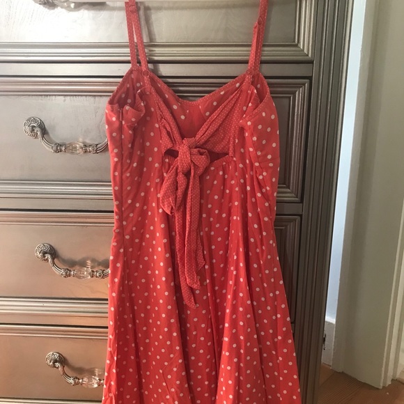 American Eagle polka dot bow mini dress - Picture 3 of 5